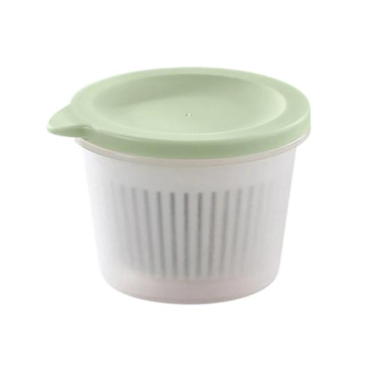 Storage Box, Draining Water Freshness Keeper, Keeps Food Fresh Food-Safe Container, for Garlic And Onions