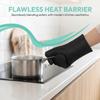 Silicone Heat Resistant Mitts Non-Slip Grip BBQ Gloves Food Grade Kitchen Potholder  Household