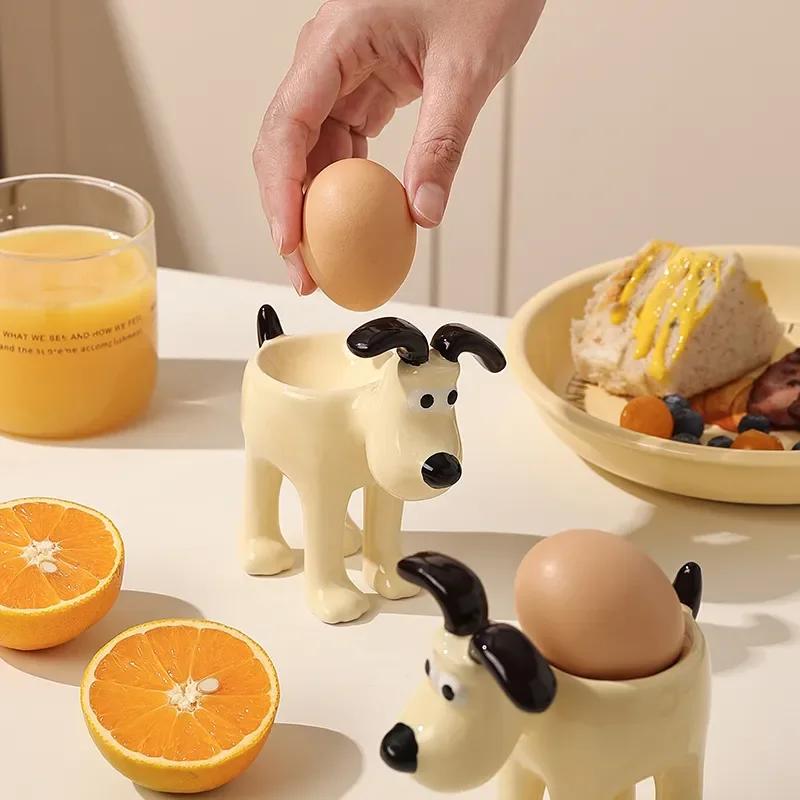 

Ins Wind Керамический лоток для яиц Высокотемпературный горшок Пароварка Красота Макияж Яйцо Полка Настольный Креативный Подсвечник Украшения Выпечка