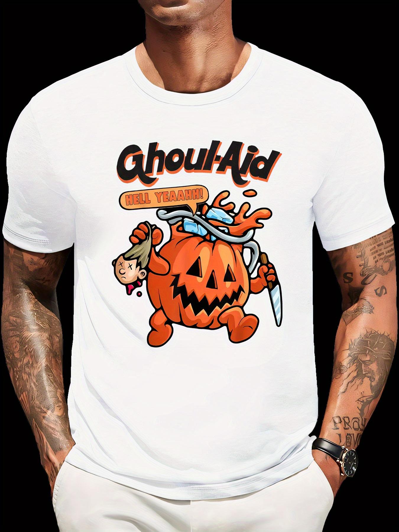 Halloween Graphic Tshirt - GHOUL AID Pumpkin Monster Design XXXXL