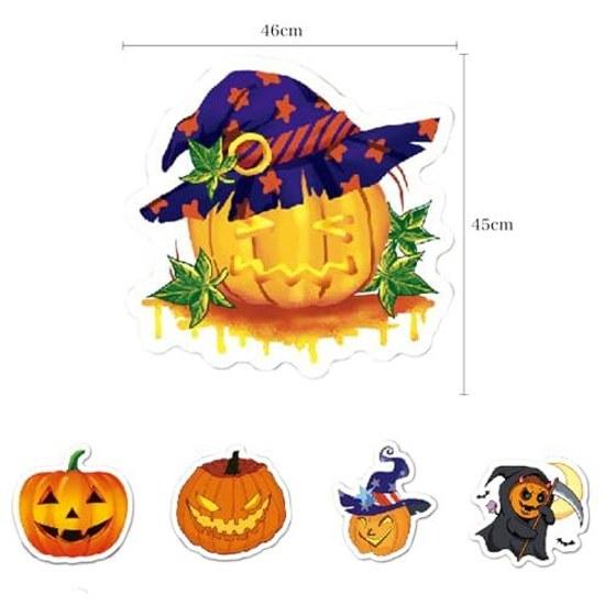 Halloween sticker set 100 pieces decoration stickers stylish cute waterproof suitable cars smartphones suitcases bikes skateboards helmets guitars