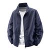 New Spring and Autumn Men's Sports Breathable Quick-drying Waterproof Jacket Solid Color Loose Casual Versatile Jacket