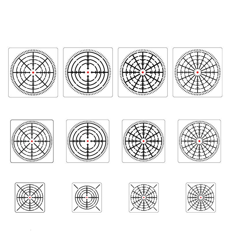 Mandala Bullseye Spider Web Stencil: DIY Wall Painting Template