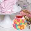 5Pcs Round Candy Jar for Christmas Party Favors Treats Storage Container Gift Packaging Box Holiday Dessert Display