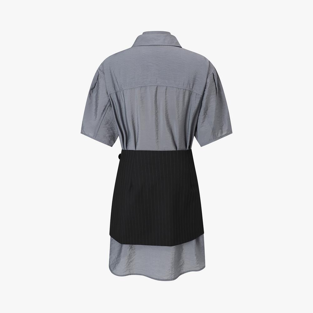 Ibiem Skirt Overtie Tie Layered Dress Emq6Wop070