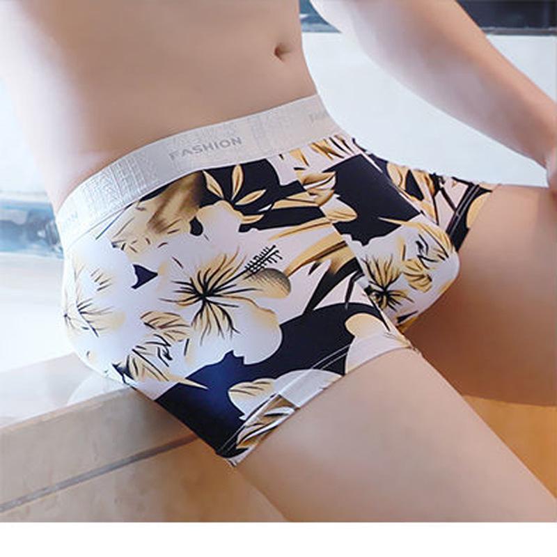 Men's Ultra-Thin Ice Silk Boxer Briefs - Comfortable & Breathable