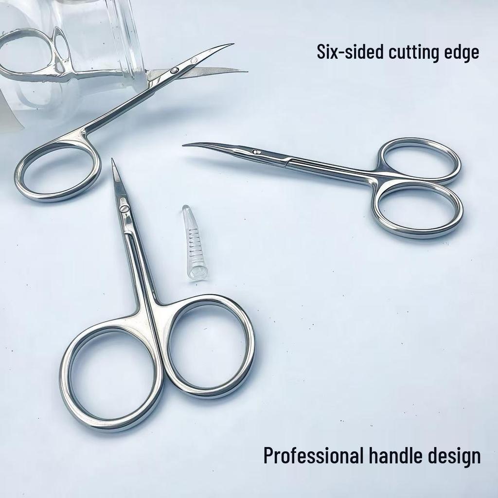 S4-PRO Curved Cuticle Nipper: Russian Swan Handle, Ukrainian Stainless Steel, Professional Grade