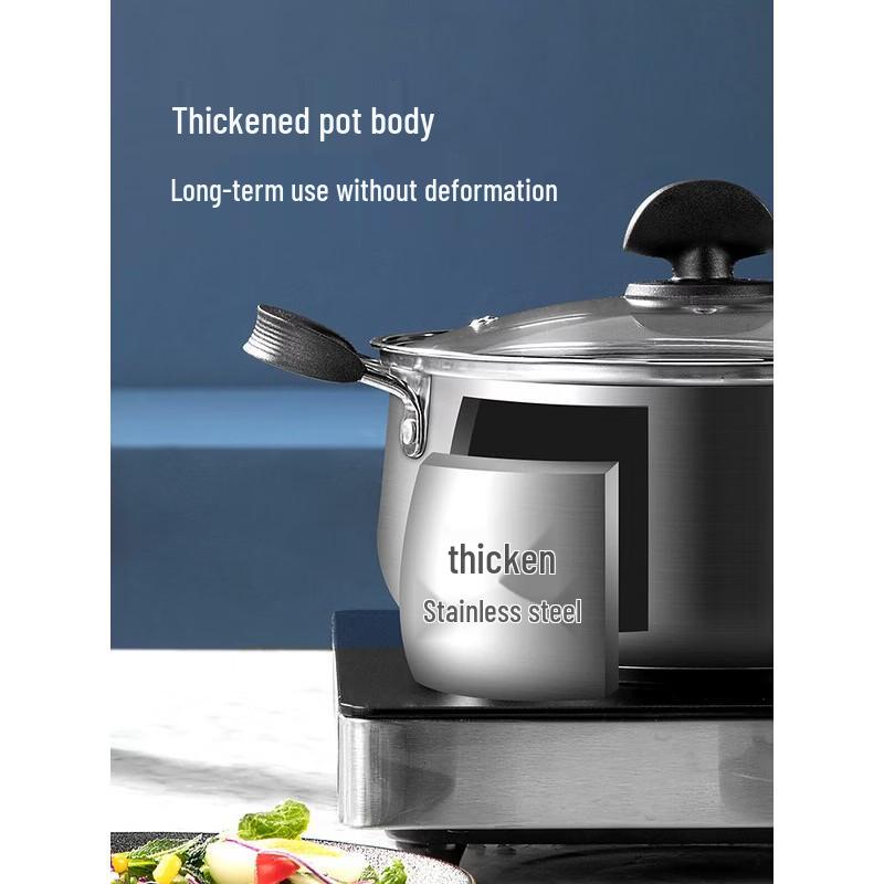 COOKER KING 304 Stainless Steel 20cm Soup/Milk Pot