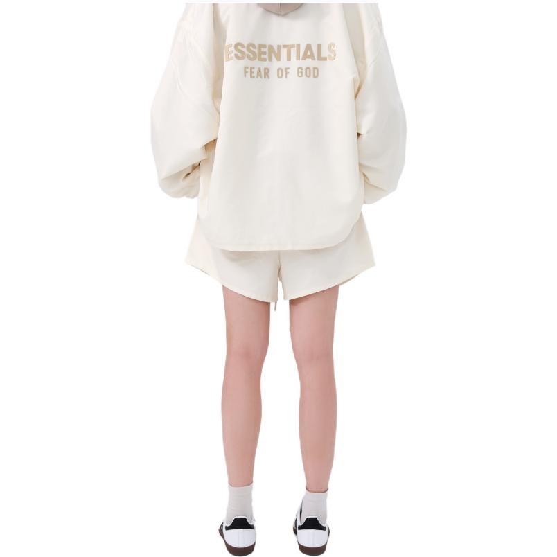 Fear of God Essentials FW23 Running Shorts 'Cloud Dancer' Men's 160BT232021F