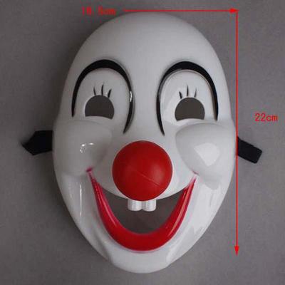 Halloweenová vtipná maska na maškarný ples Červený nos Klaun Maškaráda Masky
