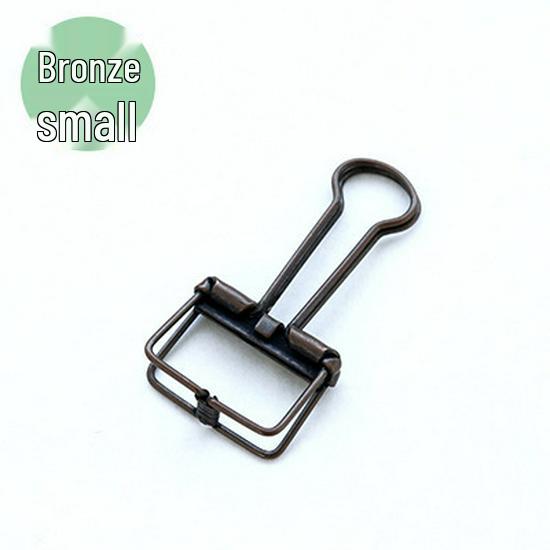Colorful Hollow Metal Long Tail Clips for Stationery and Storage