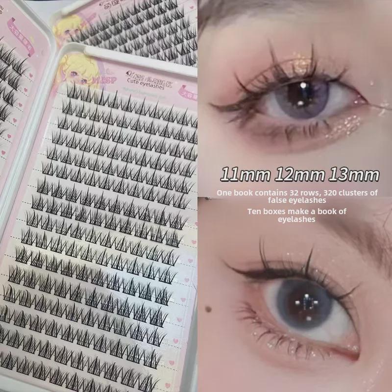 Mengji Shangpin Lazy Trilogy Fotogenische Dicke Segmentierte Wimpernbuch