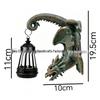 Solar-Powered Lizard Ornament: Creative Resin Home & Office Decoration.