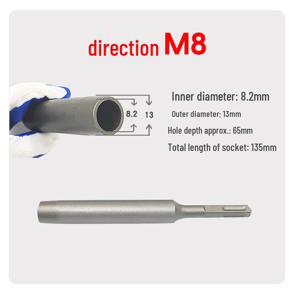 Square Shank Impact Drill & Hammer Anchor Bolt Expansion Sleeve