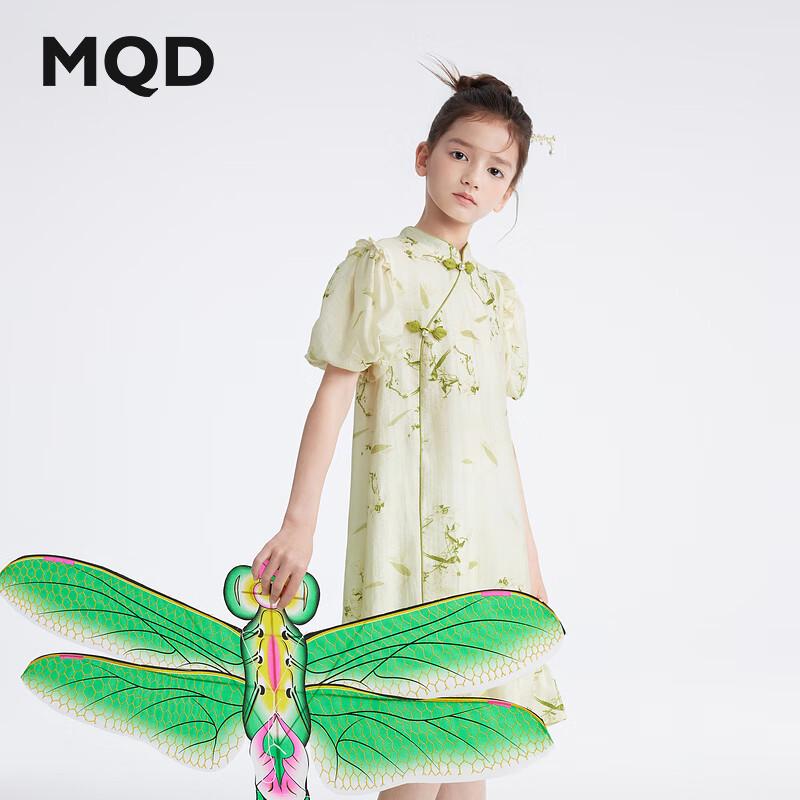 

MQD Girls New Chinese Style Patchwork Dress 160cm