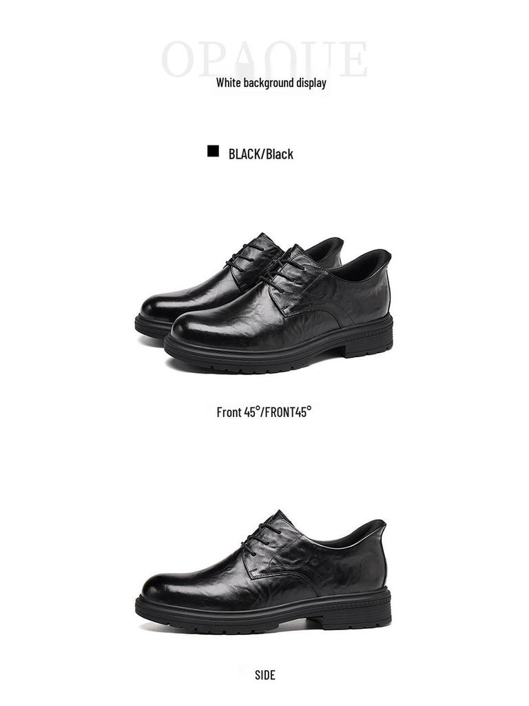 Red Dragonfly Herren Leder Derby Schuhe – Echtes Leder für formelle Geschäftsanlässe & Hochzeiten