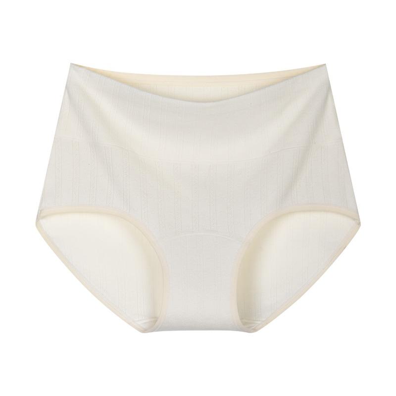 Women S High Waisted Cotton Triangle Underwear Antibacterial Breathable