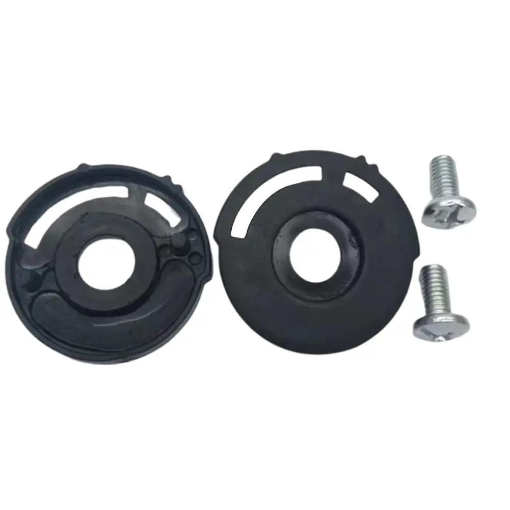 1Pair Motorcycle Helmet Fixed Buckle Rotate Switch Buckle Mirror Holder Lens Base Helmets Screws Helmet Lens Button Replacement