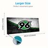 Hannover 96 Logo Color Mouse Pad Large Gaming Table Cushion Non-slip Laptop Tablet Big Mousepad XXL Mat Mini PC Playmat With Lock edge