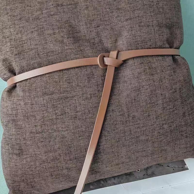 

Роскошные женские завязанные тонкие ремни из натуральной коровьей кожи, модный дизайнерский ремень, женский качественный пояс для юбки 105cm