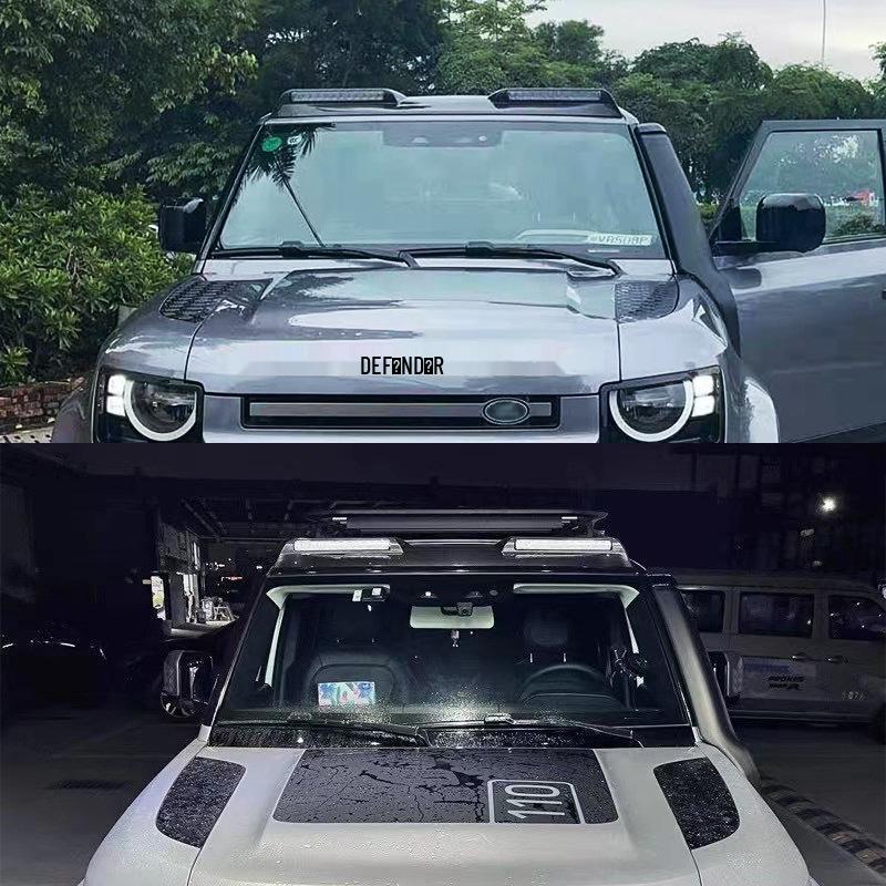Carbon Fiber LED Roof Light for Land Rover Defender '22 - Off-Road Auxiliary Spotlight