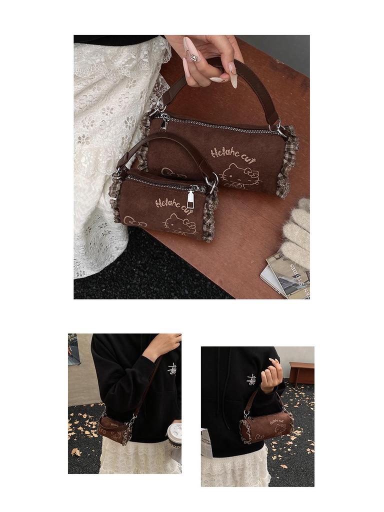 Międzynarodowa Dziecięca Moda Torba na Ramię: Torebka Księżniczki dla Rodzica i Dziecka & Poduszka Crossbody dla Stylowych Dziewczynek