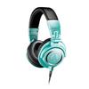 IB Wired Studio Monitor Limited Edition Ice for Studio Track and Audio-Technica ATH-M50x Headphones, Blue, Recording, Mixing, DJing, Making, Gaming.