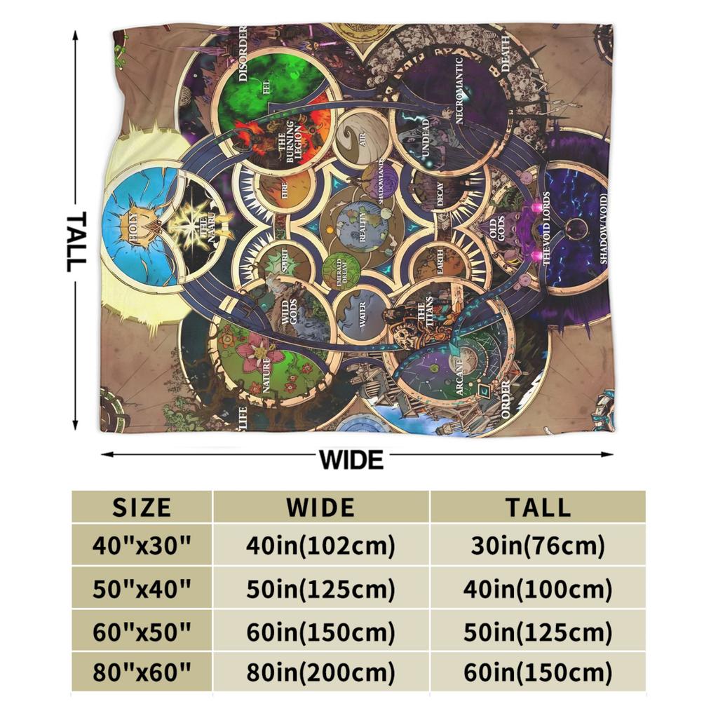 Soft Blanket Camping World of Warcraft Game Bedding Throws Flannel Bedspread For Couch Chair Sofa Bed Fluffy Sofa Bed Cover