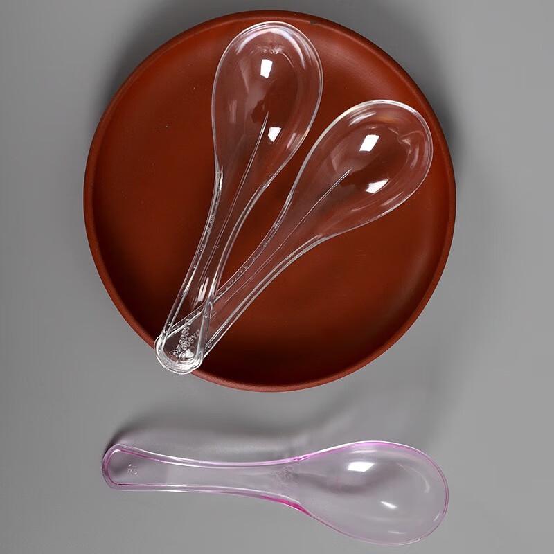 Clear Disposable Plastic Spoons