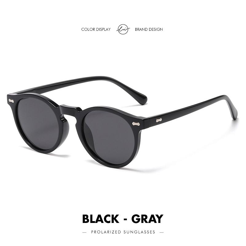 Classic Tea Lens Women Men Outdoor Driving Shades Sun Glasses Classic Round Shape Sunglasses Men Women UV400 Protection Gafas De Sol