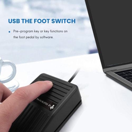 Dovhmoh PC USB Foot Switch Keyboard Pedal