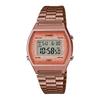 Casio Vintage Series Digital Rose Gold Dial Uni Watch Rose X 35 X Chain - B640WCG-5DF (D187), Gold-Digital, 38.9 9.9mm,