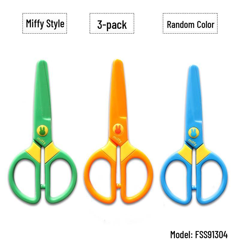 

MG Miffy Safety Scissors for Toddlers & Kids – Ideal for Handicrafts & DIY Projects