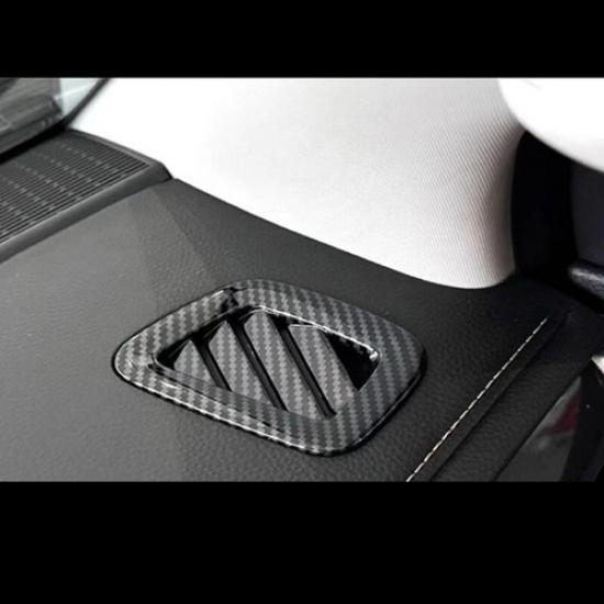Carbon Fiber Dashboard Air Outlet Vent Cover Trim For Isuzu D-Max Dmax 2023 2024