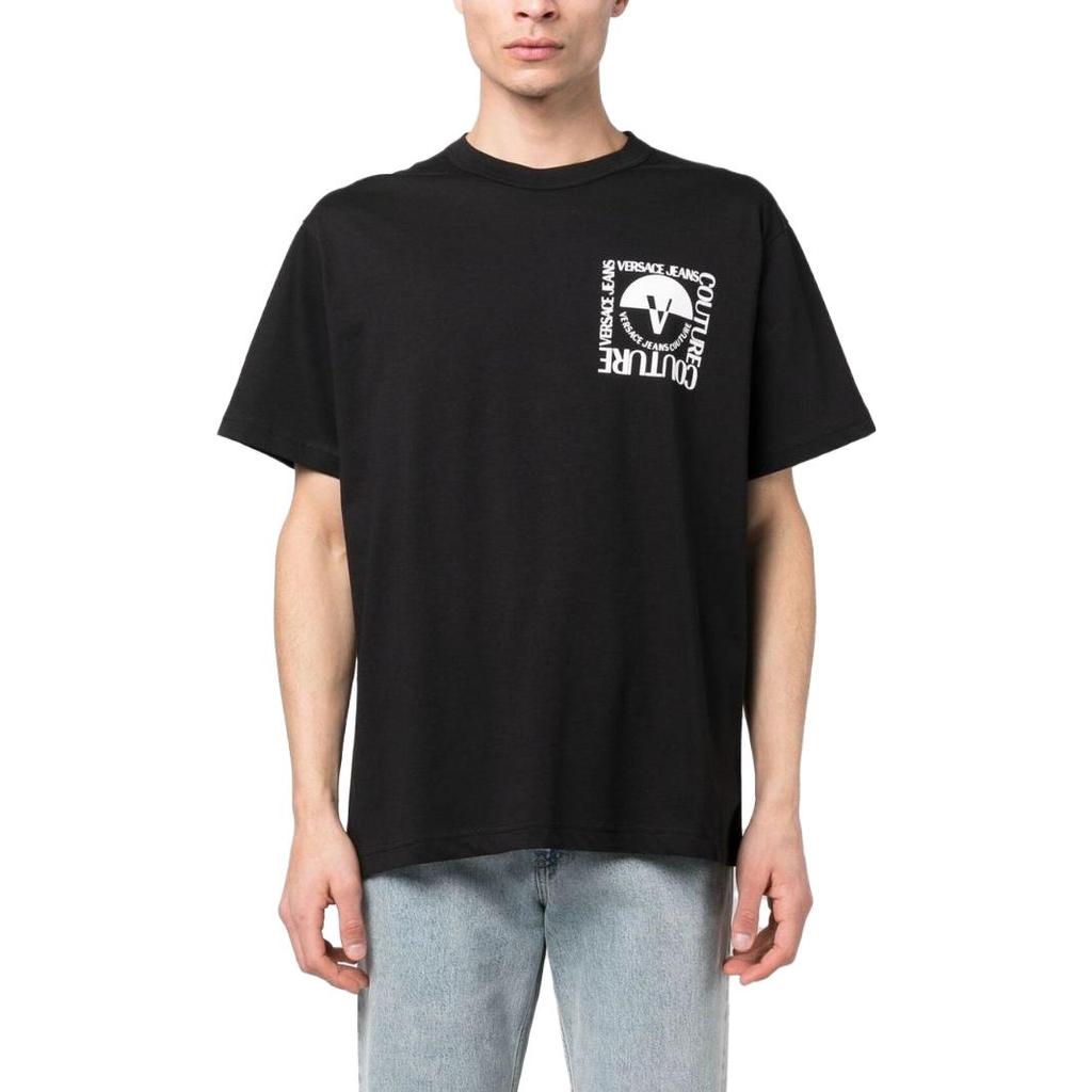 VERSACE JEANS COUTURE SS23 T Shirt Men's Black 74GAHT15-CJ00O-899