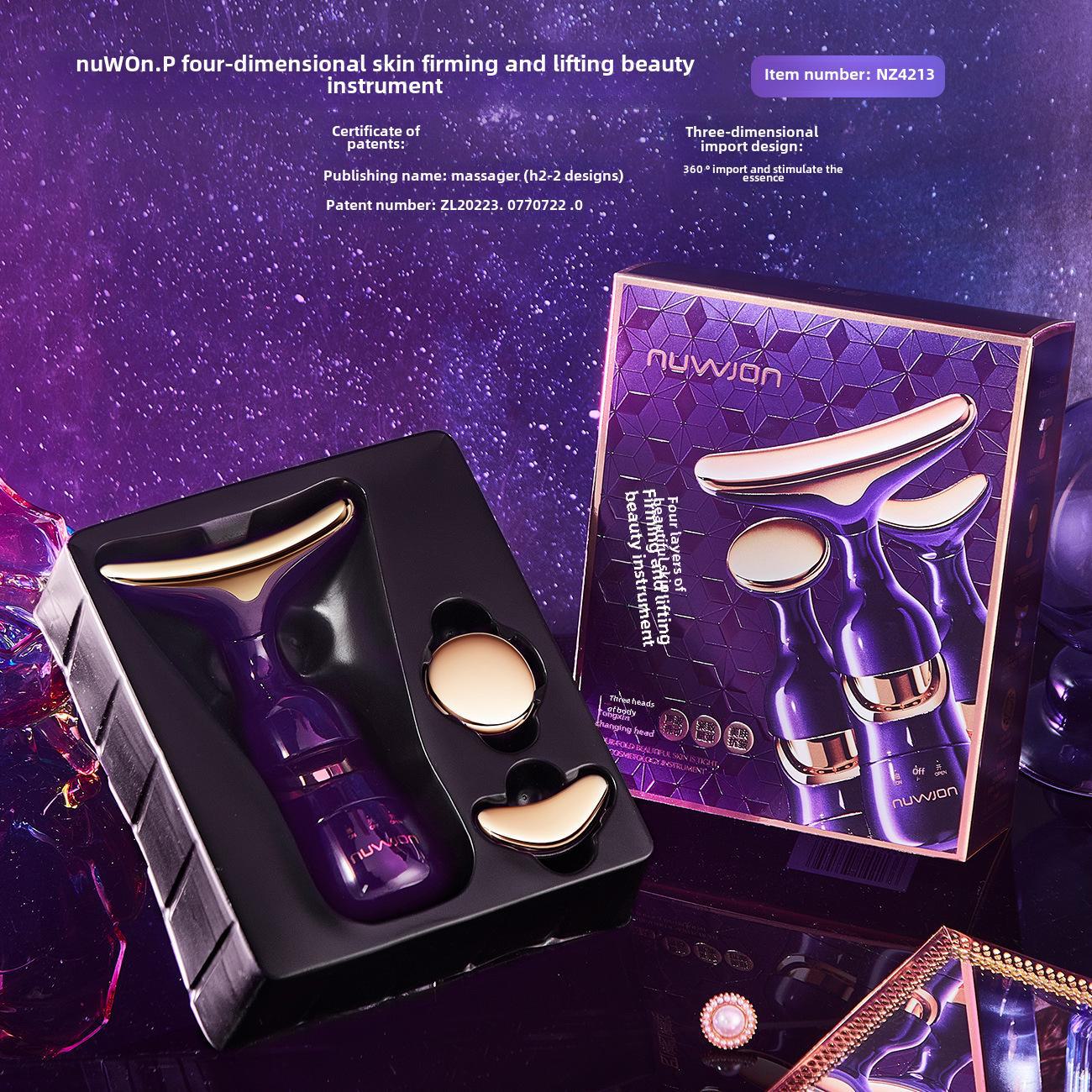 

HerStory Три-в-Одном Звуковой Массажер для Подтяжки Тела: Подтягивает и укрепляет кожу, уменьшает мелкие морщины Yi Yi San Ti Chinese version