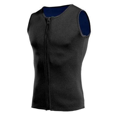 Gilet Immersione 2MM Cerniera Muta Senza Maniche Snorkeling Nuoto Top Protezione Termica per Surf Subacquea Gilet M