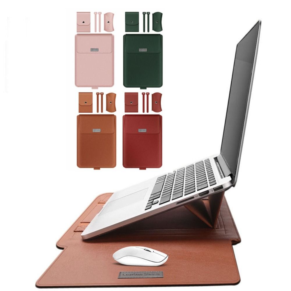 Ultra Thin Laptop Stand Cover Thickened Laptop Case Cover 5 in1 Laptop Sleeve Bag Business Use