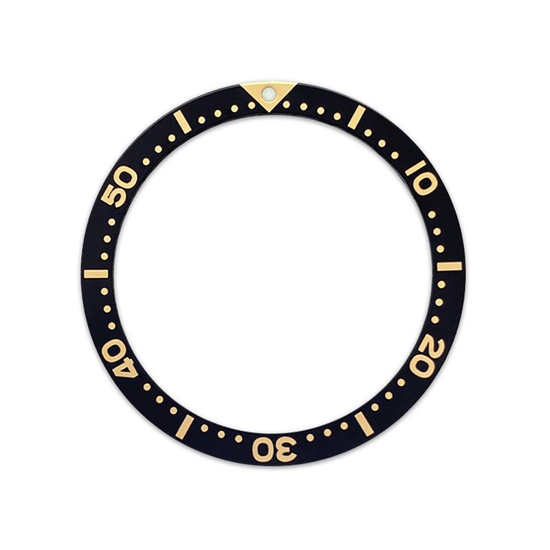 Mod 39mmx32mm Aluminum Bezel Insert Fit for SKX 6105 6309 Turtle Watch Cases NH35 NH36 Case Watch Ring Mod Replace Parts