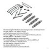 RC Car Accessories Links and Shocks Absorber Set Lightweight Sturdy Upgrade Replace Part for