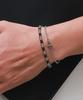 Blancier Grace Bm104285 Set Chain Gemstone Layered Bracelet