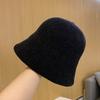 Bucket hat bucket hat big head circumference autumn and winter hat women's new basin hat