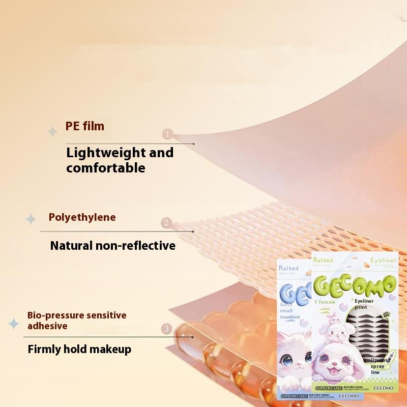 120Pcs Eyeliner Seal Sticker Water Resistant Sweat Resistant Fitting Swollen Eye Blister Adjusting Eye Eyeliner Patch