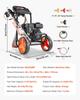Idropulitrice a Benzina 2900 PSI e Max 7 L/min, Pompa in Alluminio Aggiornata con Pistola a Spruzzo e Lancia, Set da 4 Ugelli, Idropulitrice a Basso Profilo per Auto, Recinzioni,