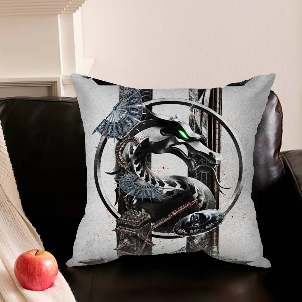 M-Mortal Kombat Ii Film Pillowcase For Sofa Room Office Decor Printing Protector Cushion Cover Valentine Gift Custom