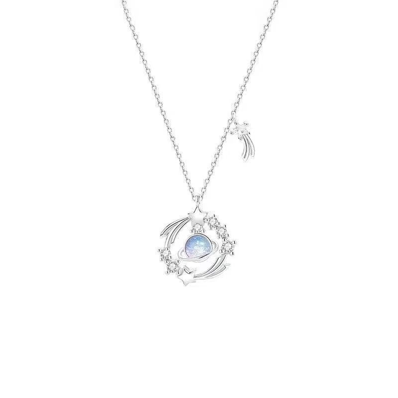 Wishing Meteor Necklace for women pendant high-end jewelry fashion girl gift