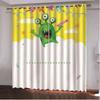 Cartoon Monster Funny Series High Density Blackout Curtain 3D Digital Printing