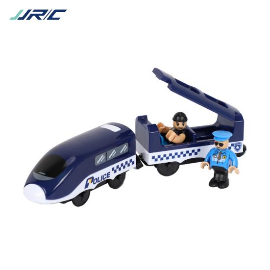DYS Voice Broadcast Plastic Electric Train Children Kids Toy Gift with 2 Passengers