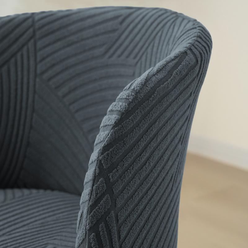 Nordic Curved Armchair Cover Elastic Dustproof Protector For Dining Chairs Home Hotel Universal Seat Slipcover