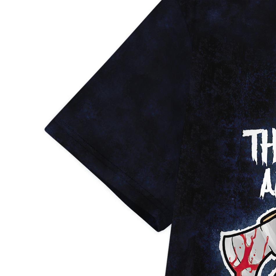 Summer Round Neck 3D Fun Cartoon Patterns Print Top Fashionable Casual Short Sleeved Men's T-shirts